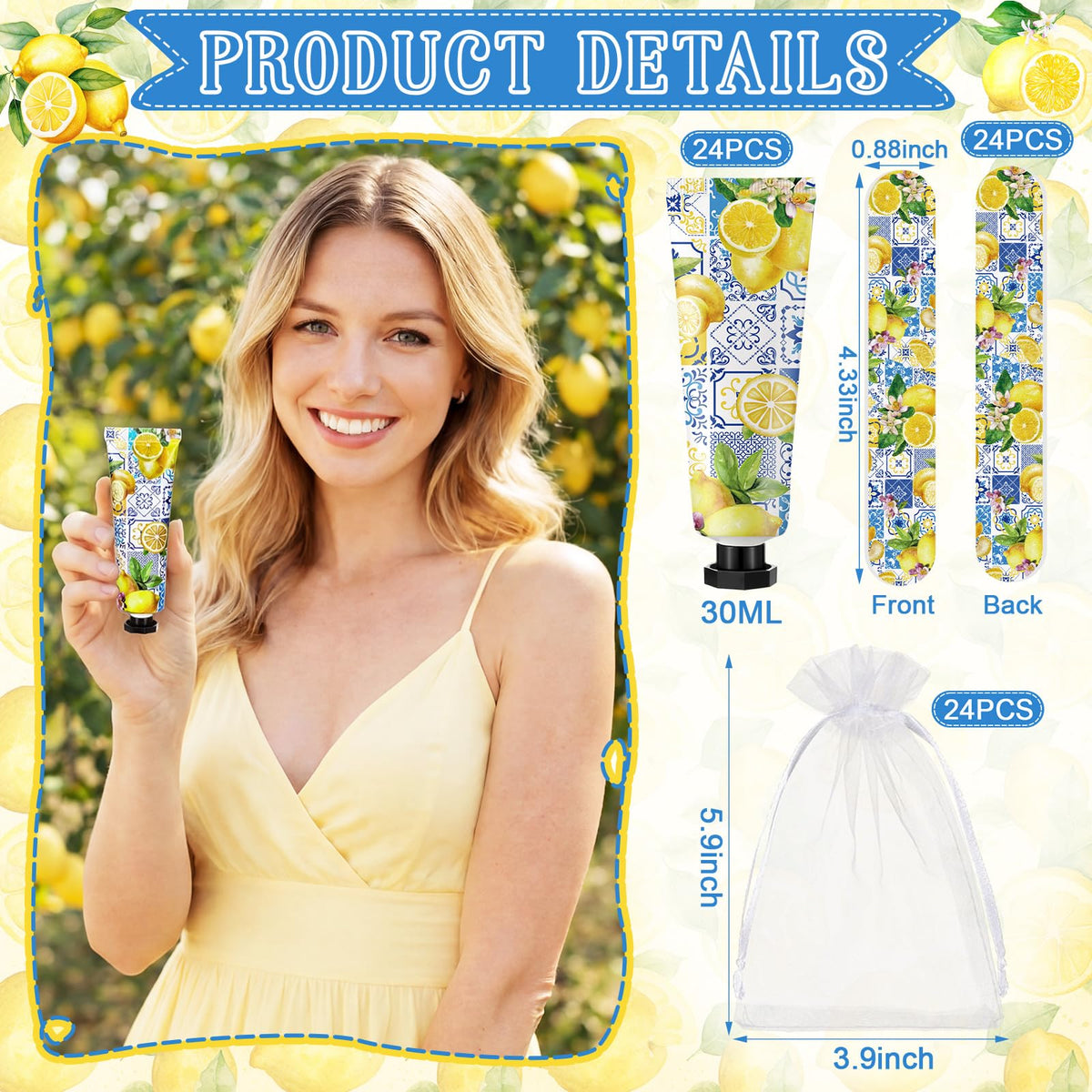 Landhoow nail file detail with blue floral design showing stylish, useful touch-up benefit