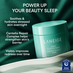 LANEIGE Centella ingredient detail highlighting calming properties