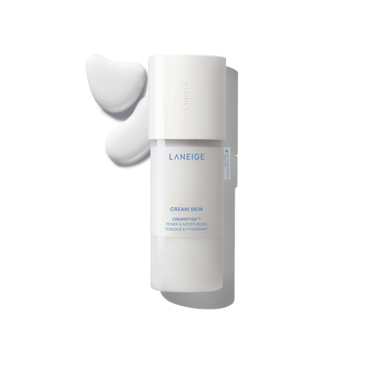LANEIGE front bottle showing 170 ml refillable design and travel-friendly benefit