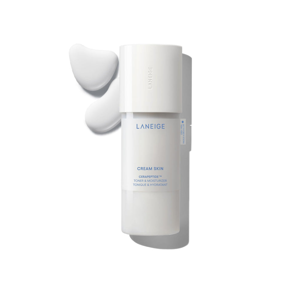 LANEIGE front bottle showing 170 ml refillable design and travel-friendly benefit