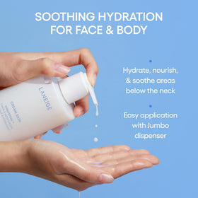 LANEIGE refill bottle open for eco refill and long-lasting hydration