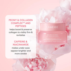 LANEIGE swirled gel detail with hyaluronic depiction, indicates multi-depth hydration