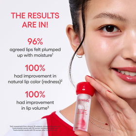 LANEIGE tube beside a coin showing compact size for portability and travel