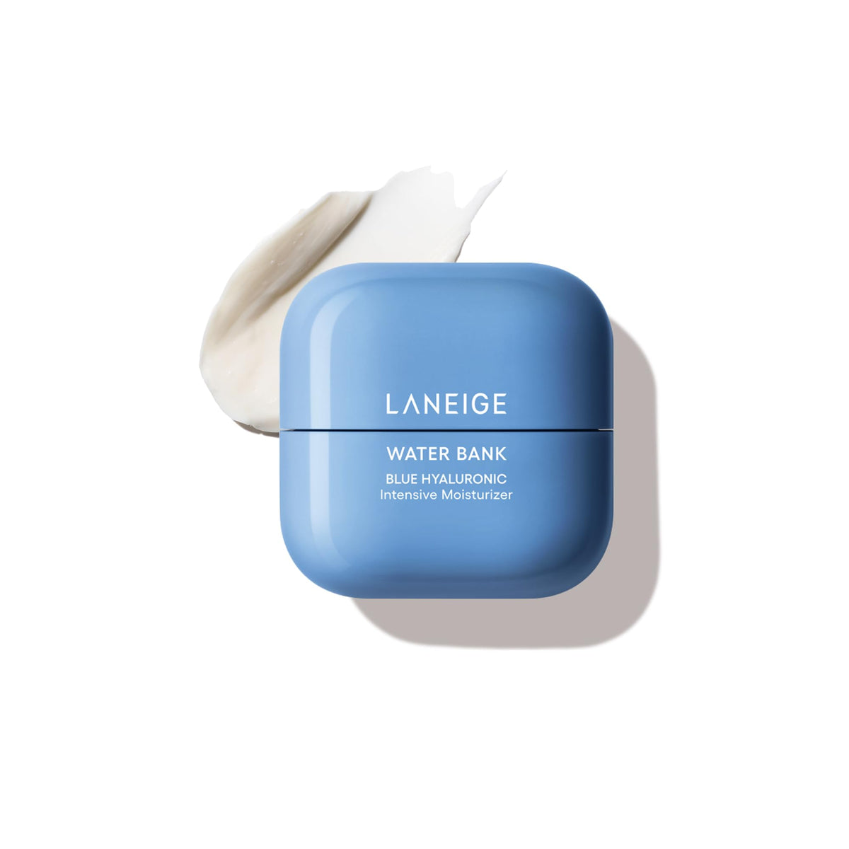 LANEIGE front jar showing product branding and rich hydration benefit