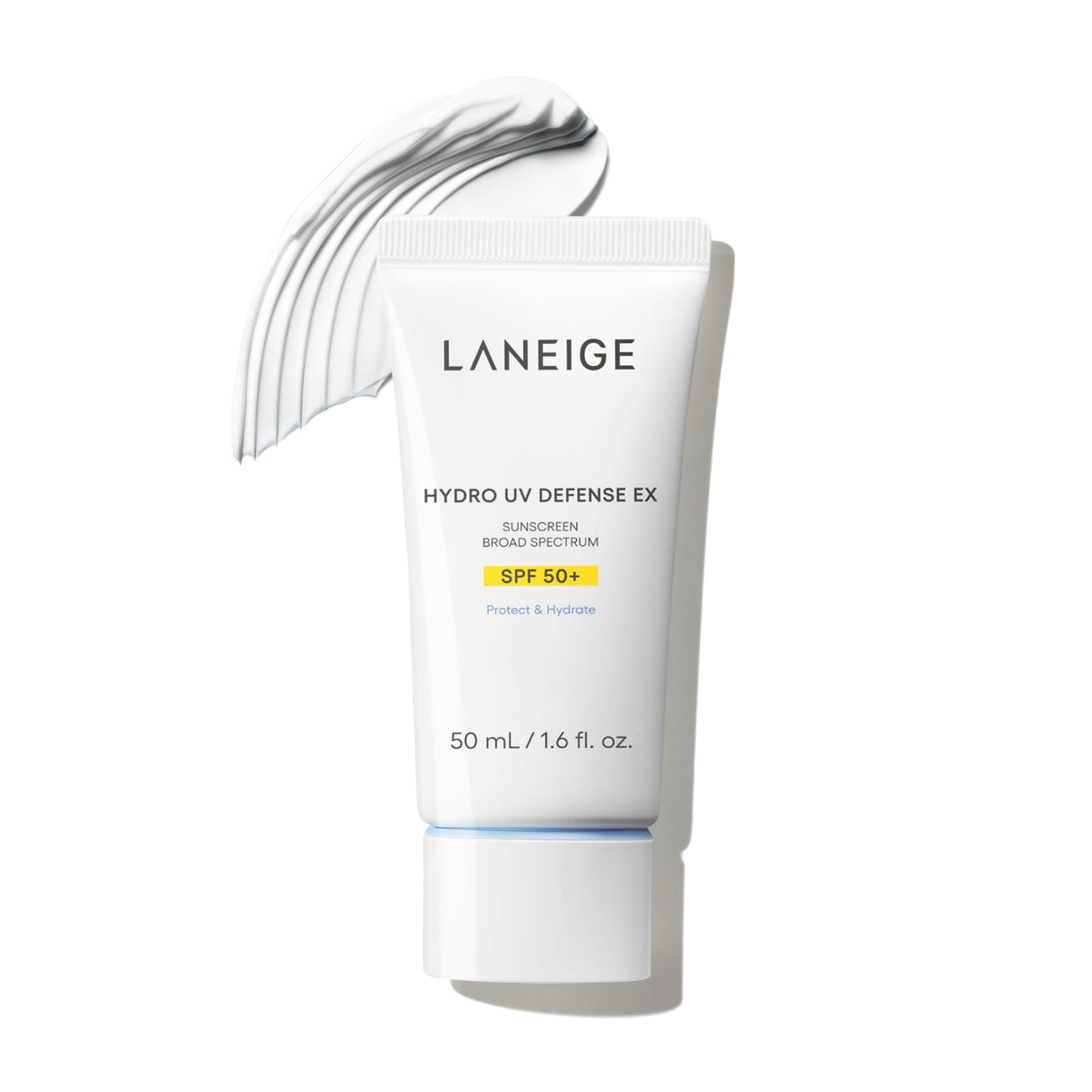 LANEIGE front packaging showing Hydro UV Defense SPF 50+ for clear protection