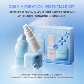 LANEIGE gentle gel cleanser pump detail highlighting easy dispensing and gentle cleanse