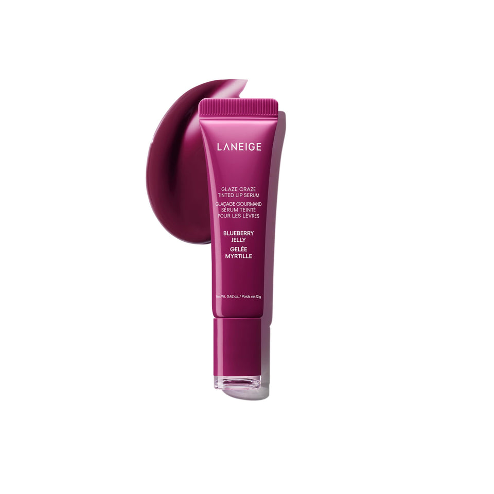 LANEIGE front packaging showing Glaze Craze tint and glossy appeal