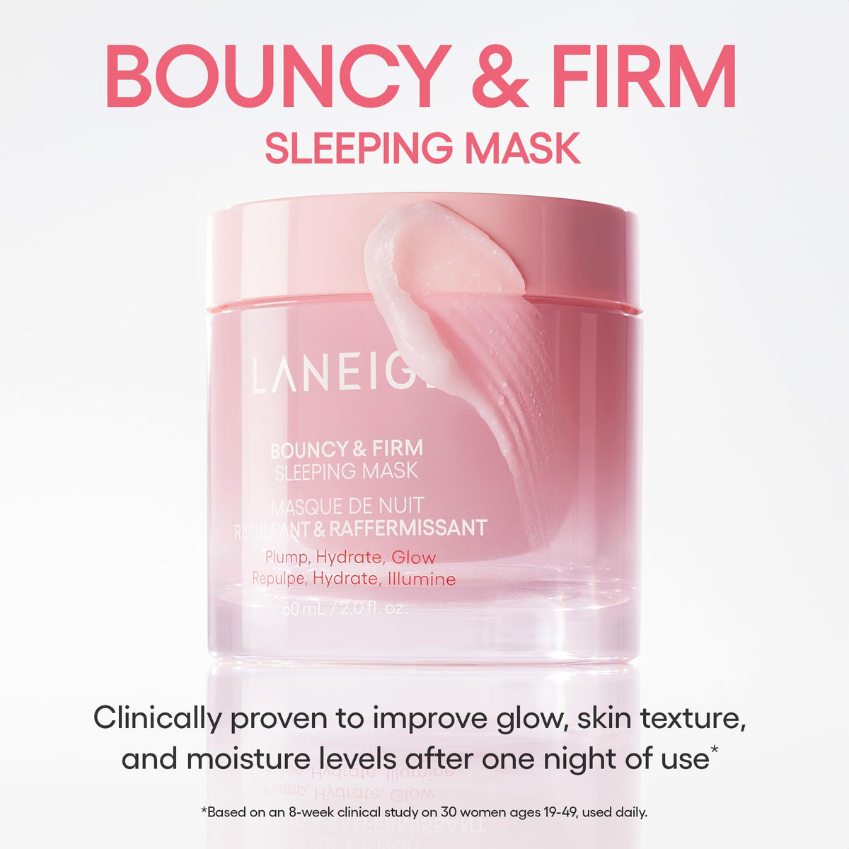 LANEIGE ingredients peony and collagen visual indicating firming support
