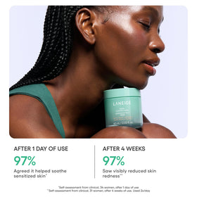 LANEIGE jar open with product visible for easy application benefit