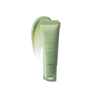 LANEIGE front tube view showing sleek pocket-ready design and glossy benefit
