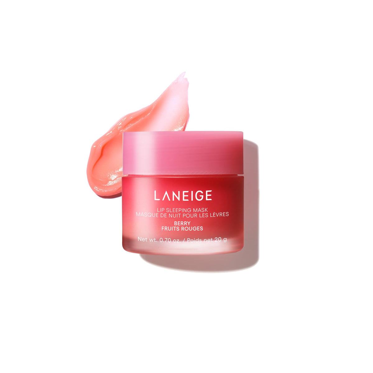 LANEIGE jar front view showing clean packaging and brand clarity
