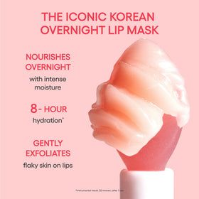 LANEIGE swatch on skin displaying lemon sorbet sheen and immediate moisturized look