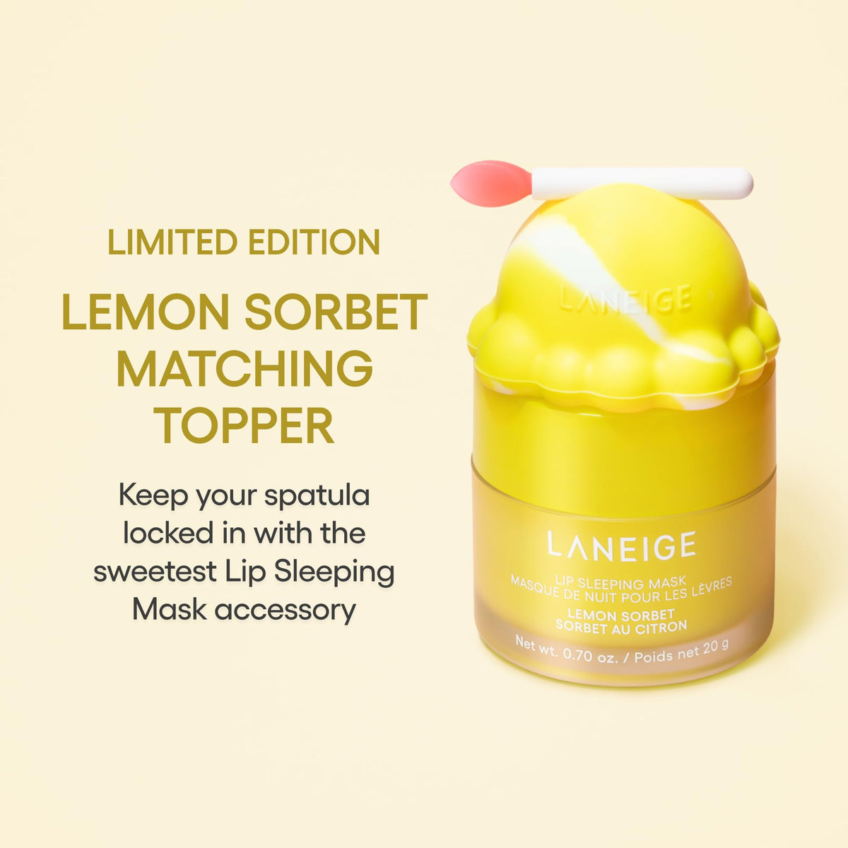Laneige creamy texture close-up showing rich emollients and hydrating finish