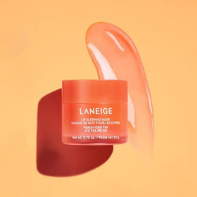 LANEIGE close-up of creamy texture highlighting rich emollients for softer lips