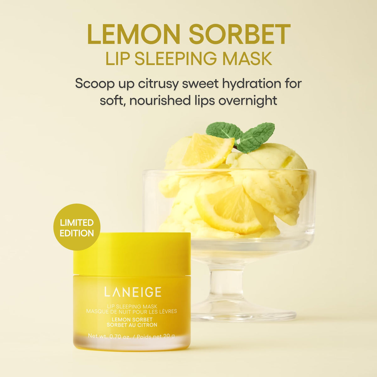Laneige topper with spatula secured, keeps applicator hygienic and handy