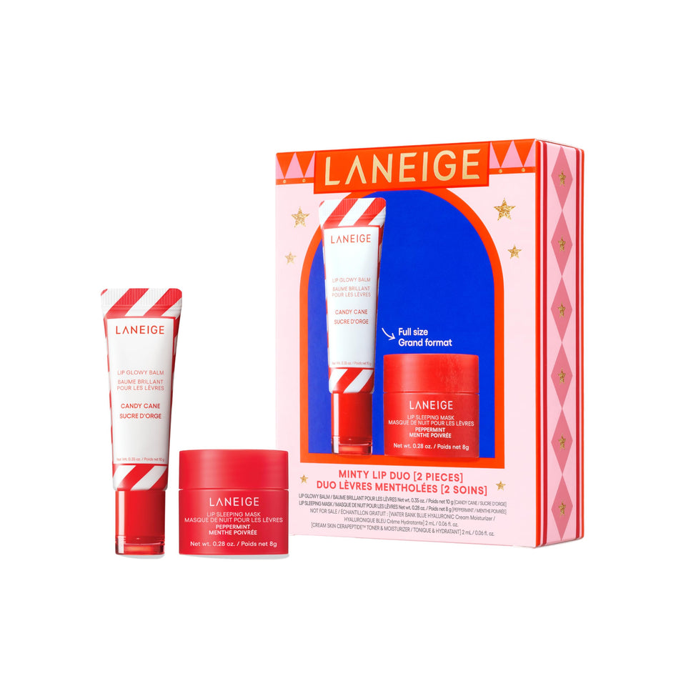 LANEIGE front packaging showing duo, holiday-ready hydration