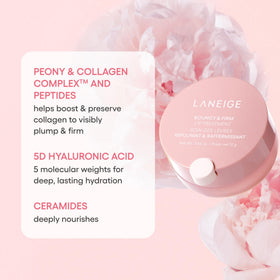 laneige in nighttime routine setting suggesting overnight restorative care