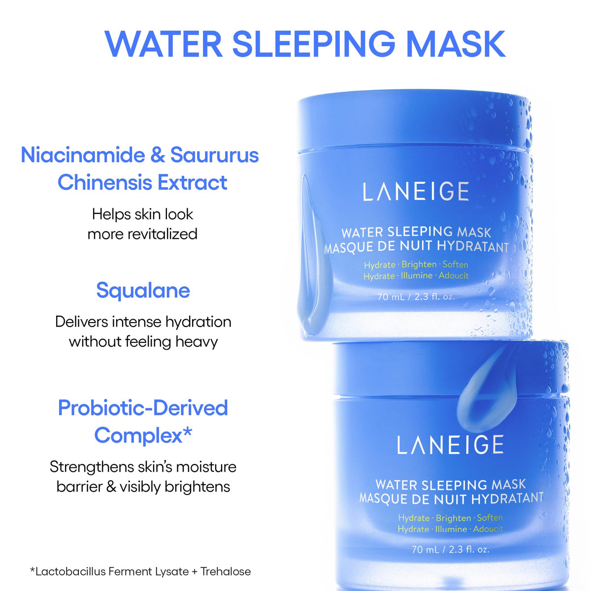 LANEIGE products arranged in travel pouch for easy packing benefits