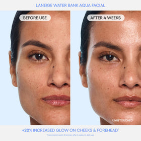 LANEIGE bottle in hand to show actual size and travel‑friendly scale