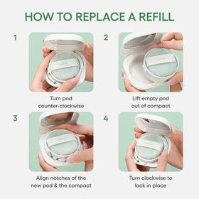 LANEIGE application on model demonstrating pore-smoothing benefit