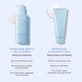 LANEIGE gel on hand showing gentle lather and non-stripping finish