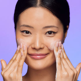 LANEIGE cleanser on bathroom shelf suggesting daily routine hydration benefits