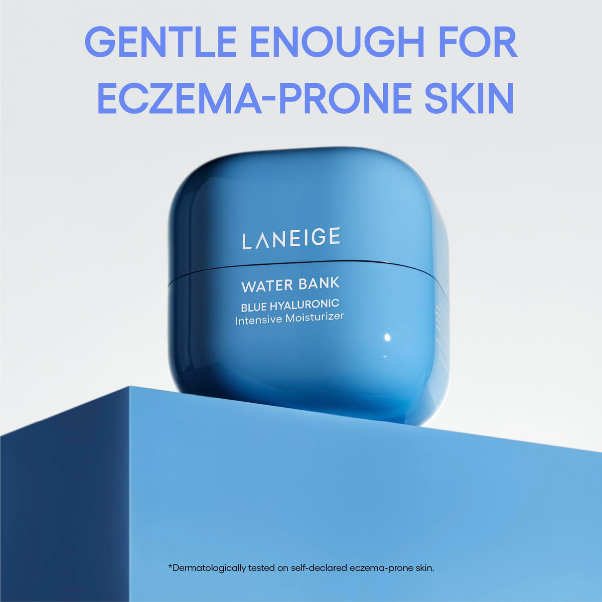 LANEIGE cream texture close-up highlighting smooth hydration and absorbency