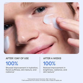 LANEIGE jar next to coin showing size and travel-friendly convenience benefit