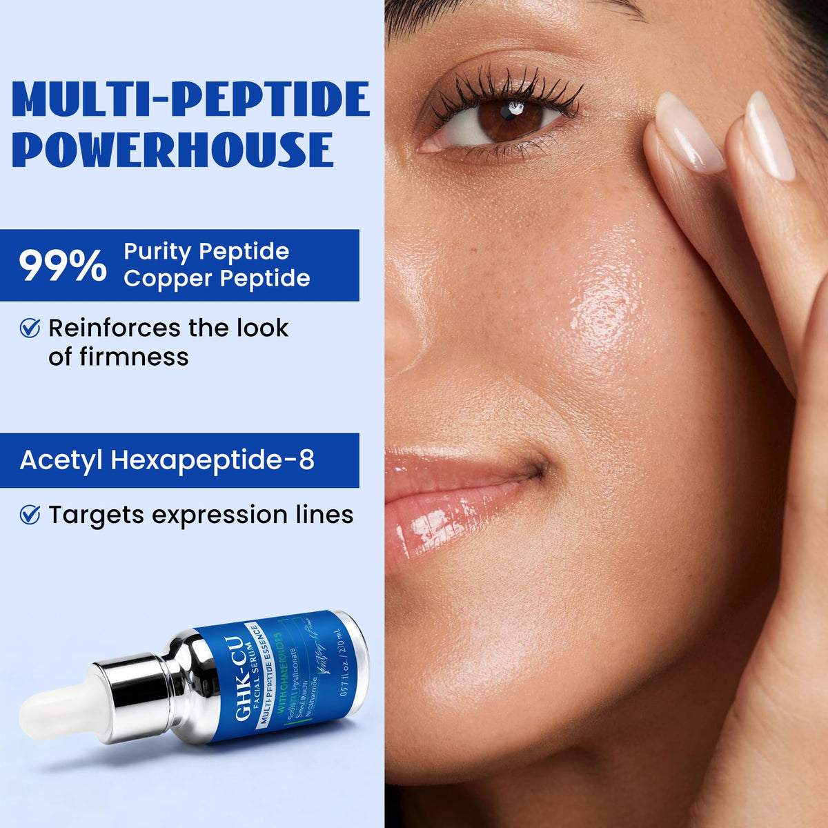 LANGCCI dropper dispensing clear serum showing easy application