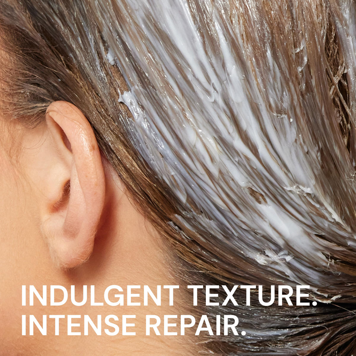 L'ANGE HAIR salon application on wet hair demonstrating easy spreadability