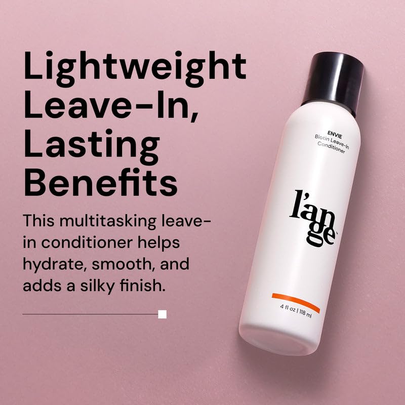 L'ANGE HAIR cream texture close-up revealing lightweight consistency for smooth application