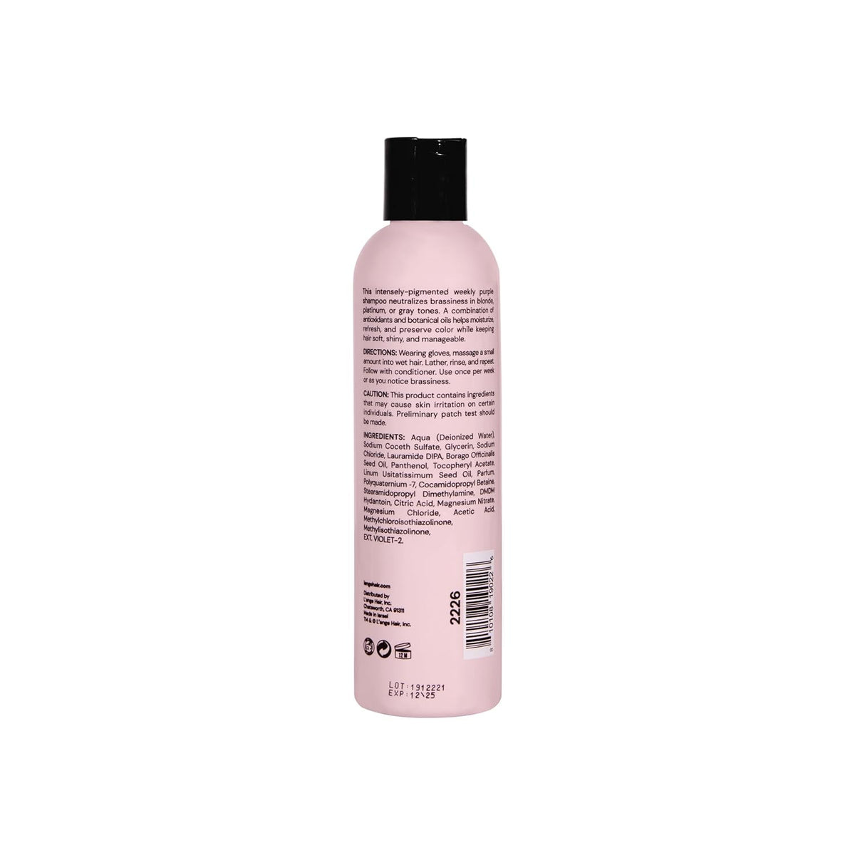 L'ANGE HAIR UV protection icon graphic emphasizing color preservation