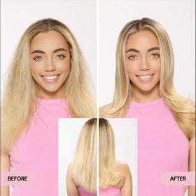 L'ANGE HAIR creamy conditioner consistency showing smooth slip benefit