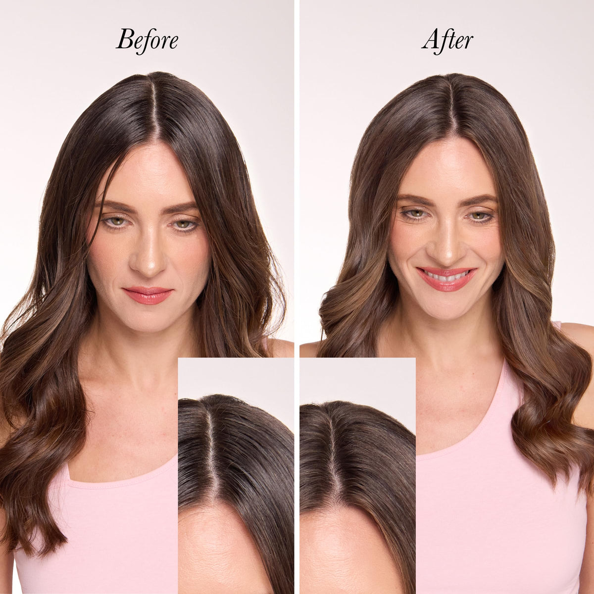 L'ANGE HAIR powder texture close-up highlighting invisible oil absorption