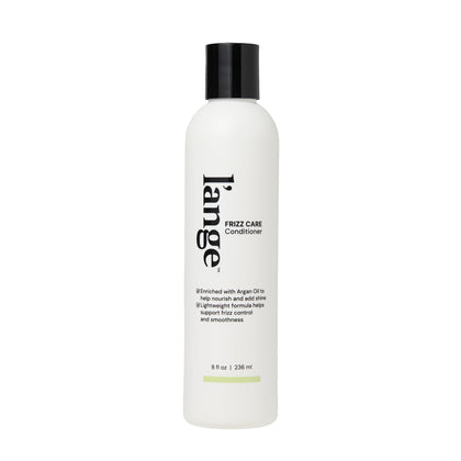 L'ANGE HAIR front packaging showing the frizz control conditioner and brand