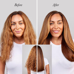 L'ANGE HAIR application in hand illustrating detangling power