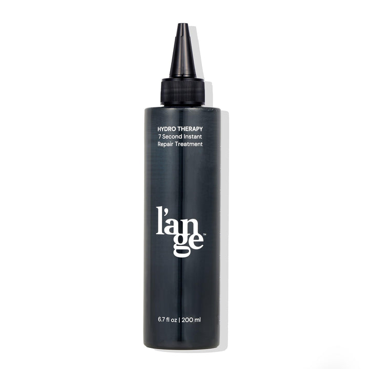 L'ANGE HAIR front packaging showing bottle and quick repair benefit