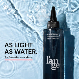 L'ANGE HAIR cream texture close-up demonstrating lightweight hydration