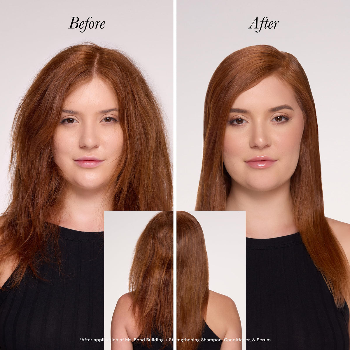 L'ANGE HAIR bottle staged in bathroom routine implying daily protective use