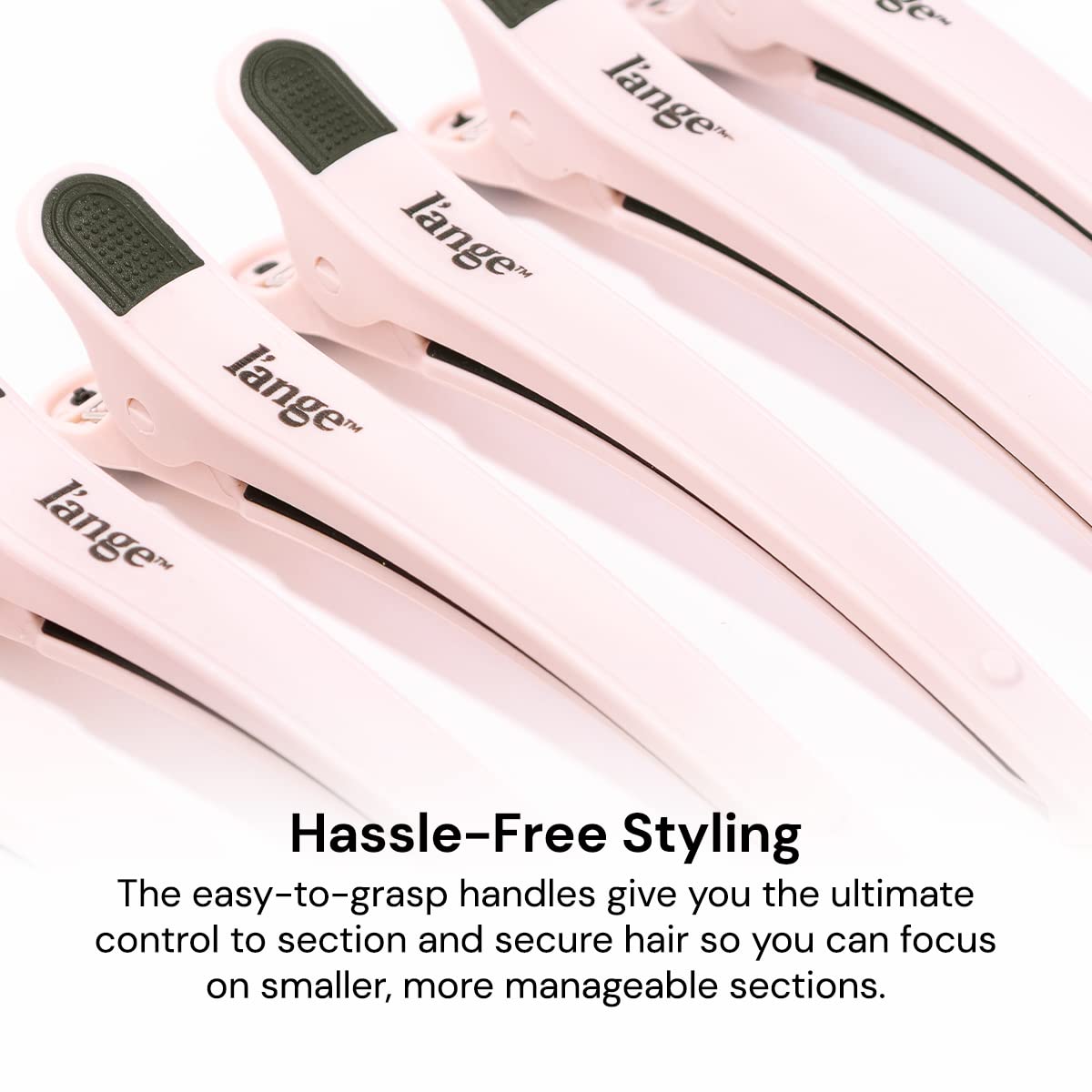 L'ANGE HAIR close-up of narrow tapered tip for precise parting and control