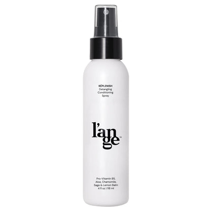 L'ANGE HAIR front bottle view showing label and lightweight benefit