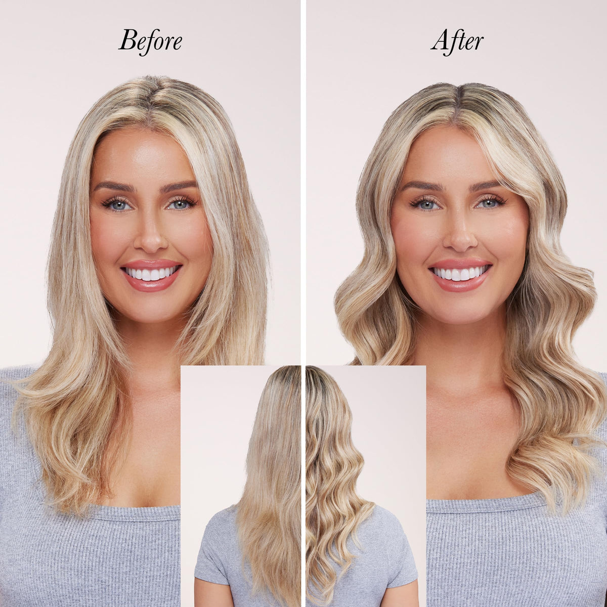 L'ANGE HAIR serum texture with oil drop illustrating lightweight absorption