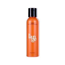 L'ANGE HAIR front packaging of Sorbet Botanical Smoothing Balm showing bottle benefits
