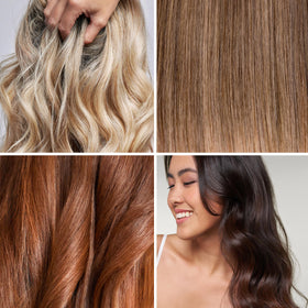 L'ANGE HAIR applying powder to roots demonstrating quick refresh and added lift