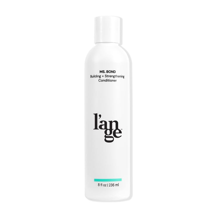 L'ANGE HAIR front bottle shot showing compact 8 fl oz packaging and professional design