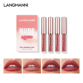 LANGMANNI application on lips showing smooth coverage and comfortable wear