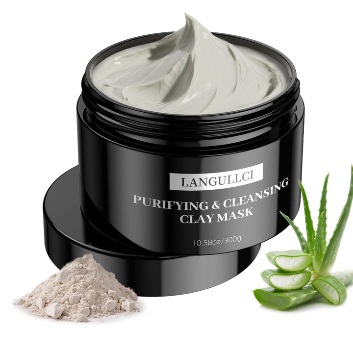 LANGULLCI front packaging showing 10.5 oz jar and benefits