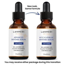 Lanmeri amber airless dispenser preserving serum potency benefit