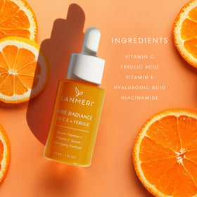 Lanmeri label detail displaying ingredient concentrations and transparency benefit