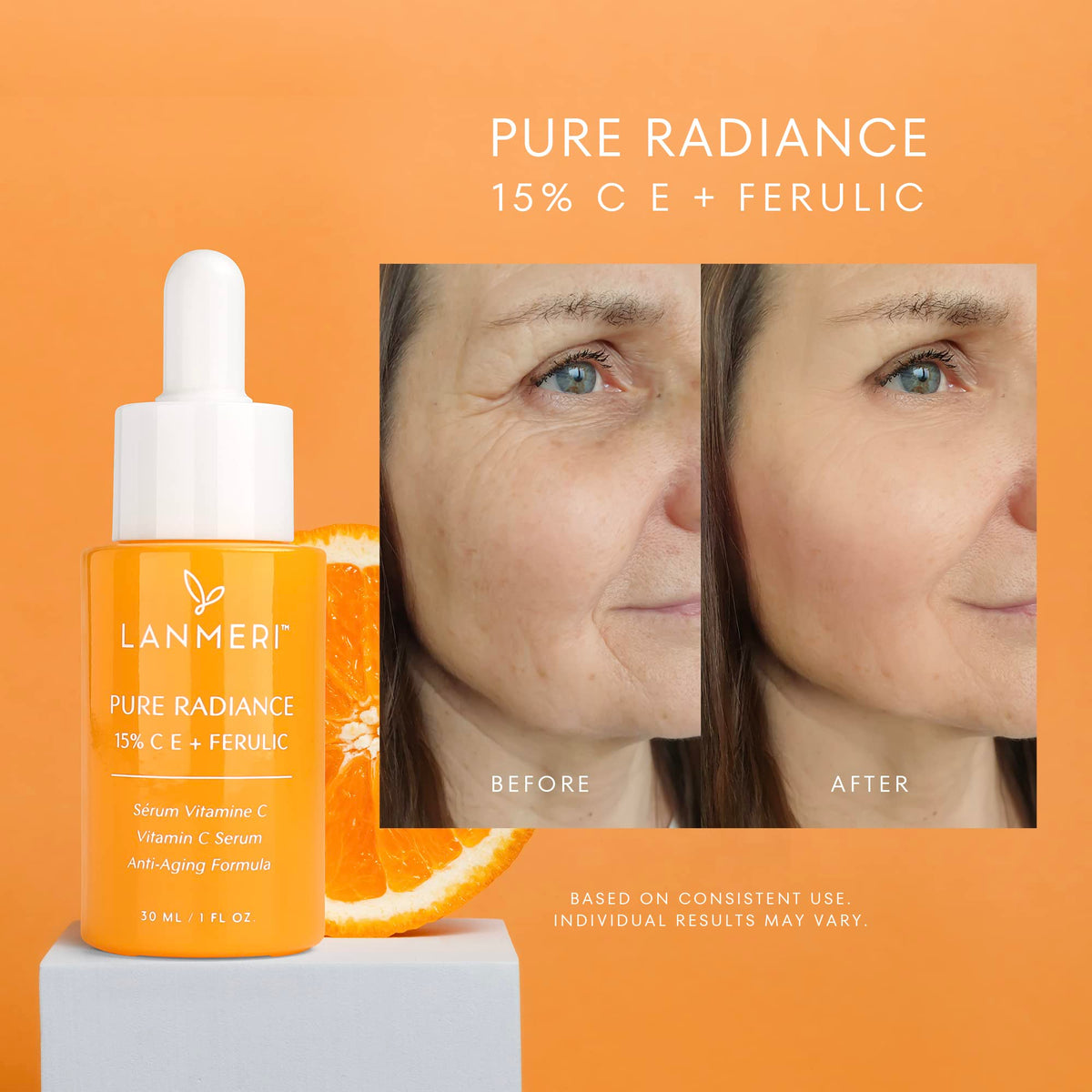 Lanmeri serum texture drop showing lightweight, fast absorbing hydration benefit